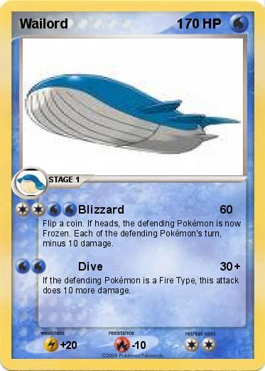 Pokemon Wailord                              1