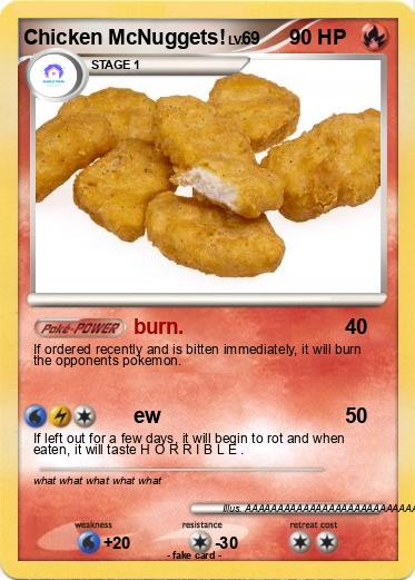 Pokemon Chicken McNuggets!