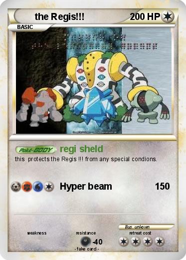 Pokemon the Regis!!!