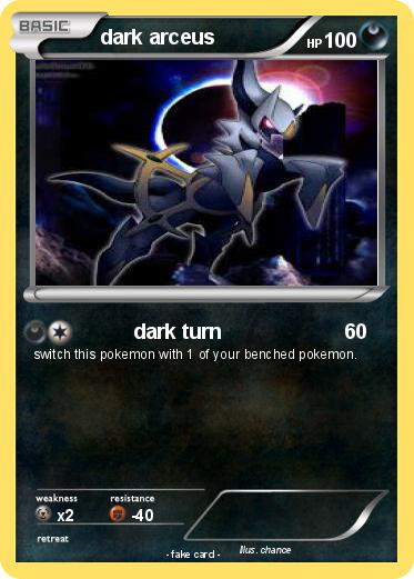 Pokemon dark arceus