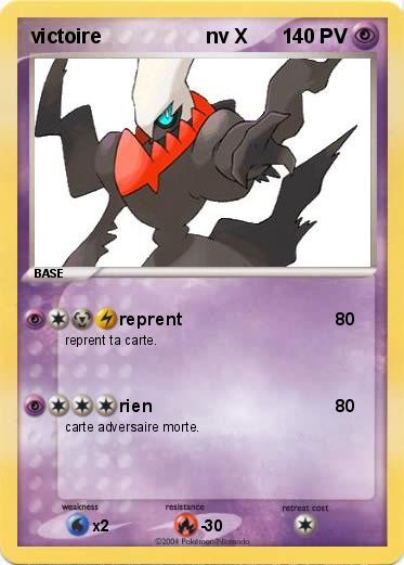 Pokemon victoire                   nv X