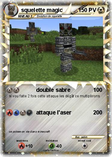 Pokemon squelette magic