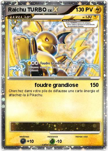 Pokemon Raichu TURBO