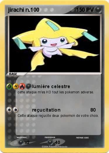 Pokemon jirachi n.100  