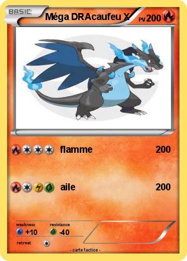 Pokemon Méga DRAcaufeu X