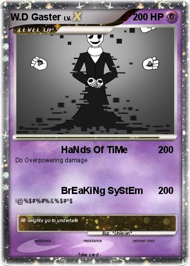 Pokemon W.D Gaster