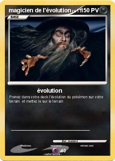 Pokemon magicien de l'évolution