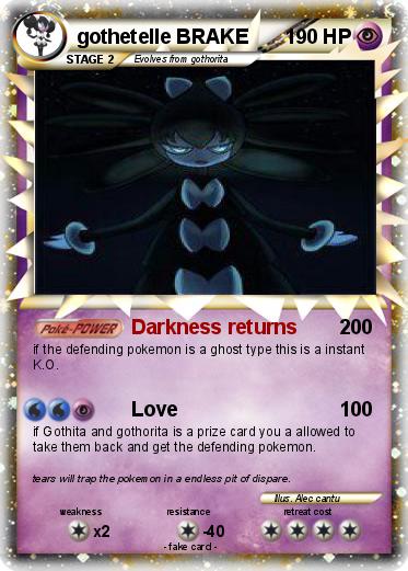 Pokemon gothetelle BRAKE