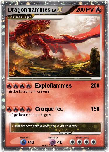Pokemon Dragon flammes