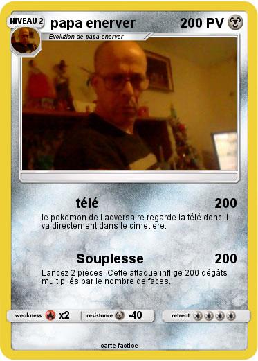 Pokemon papa enerver