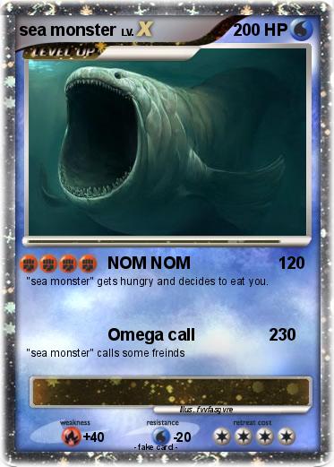 Pokemon sea monster