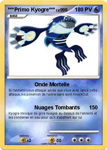 Pokemon ***Primo Kyogre***