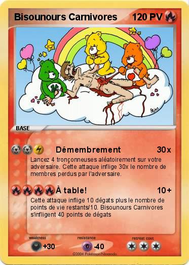 Pokemon Bisounours Carnivores