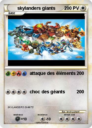 Pokemon skylanders giants