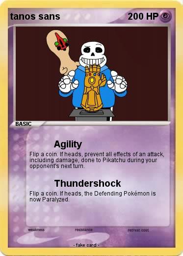 Pokemon tanos sans