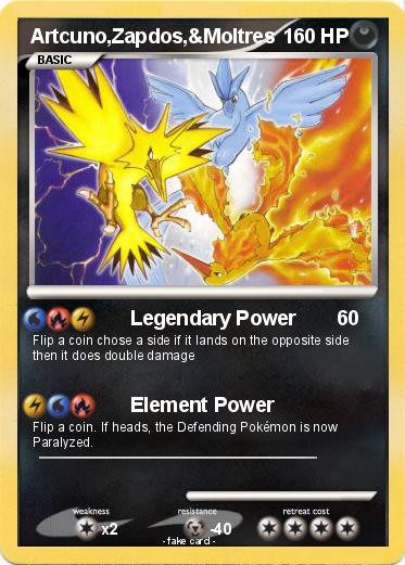 Pokemon Artcuno,Zapdos,&Moltres