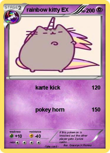 Pokemon rainbow kitty EX