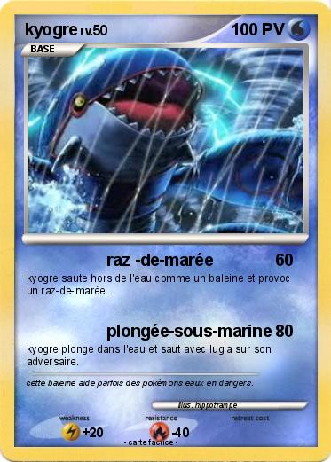 Pokemon kyogre