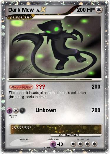 Pokemon Dark Mew