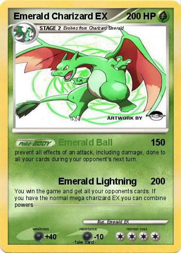 Pokemon Emerald Charizard EX