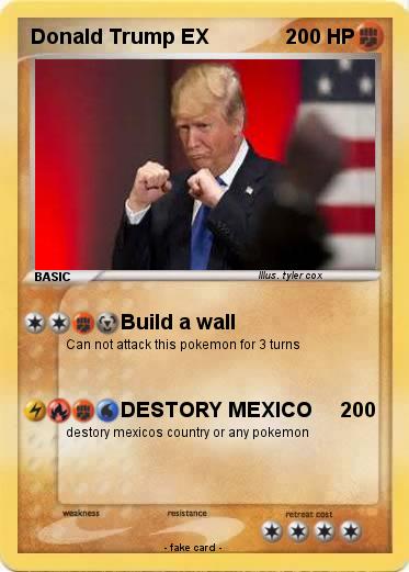 Pokemon Donald Trump EX