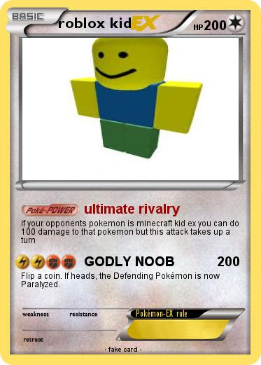 Pokemon roblox kid