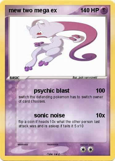 Pokemon mew two mega ex