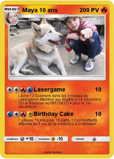 Pokemon Maya 10 ans