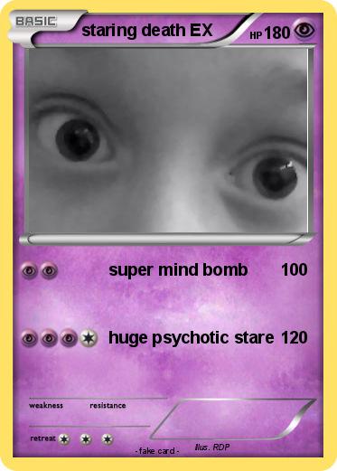 Pokemon staring death EX