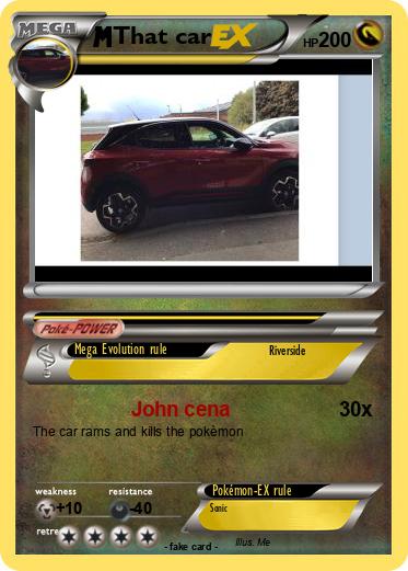 Pokemon That car