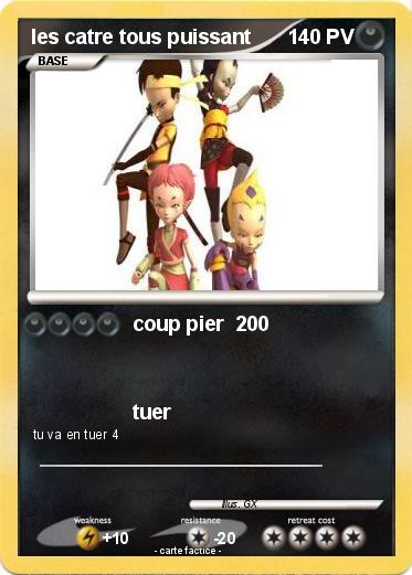 Pokemon les catre tous puissant