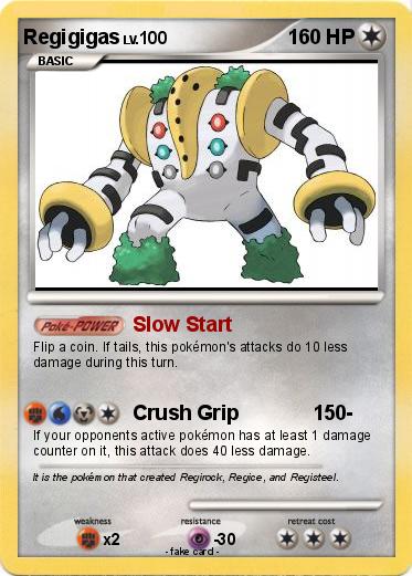 Pokemon Regigigas