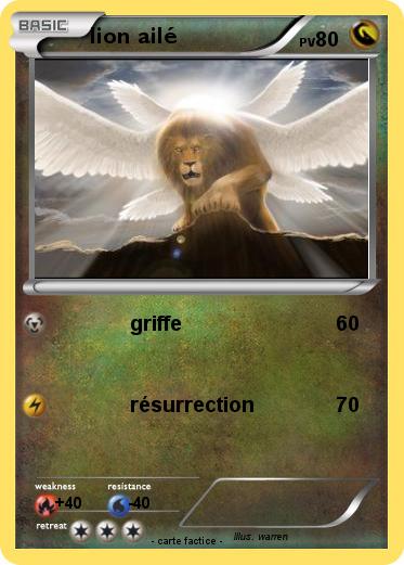 Pokemon lion ailé