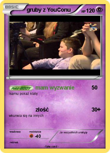 Pokemon gruby z YouConu