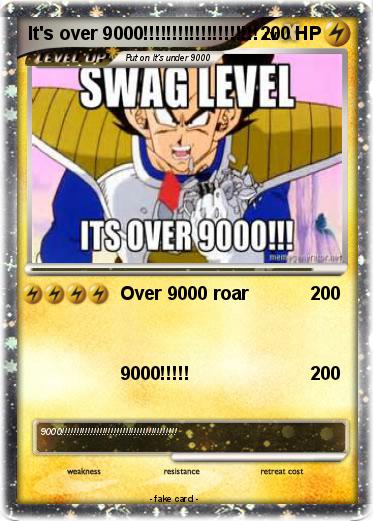 Pokemon It's over 9000!!!!!!!!!!!!!!!!!!!!