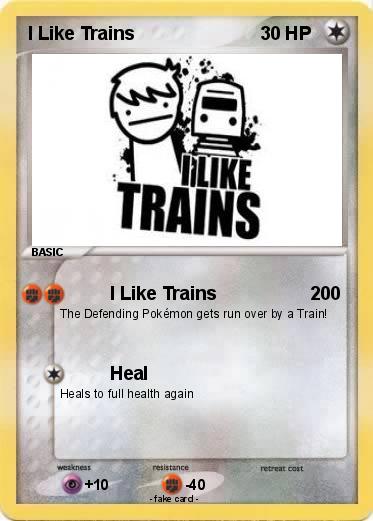 Pokemon I Like Trains