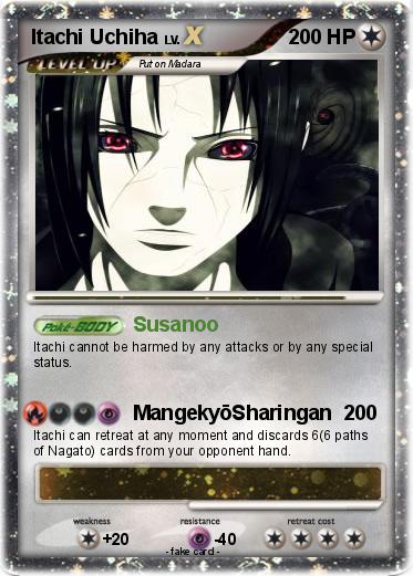 Pokemon Itachi Uchiha