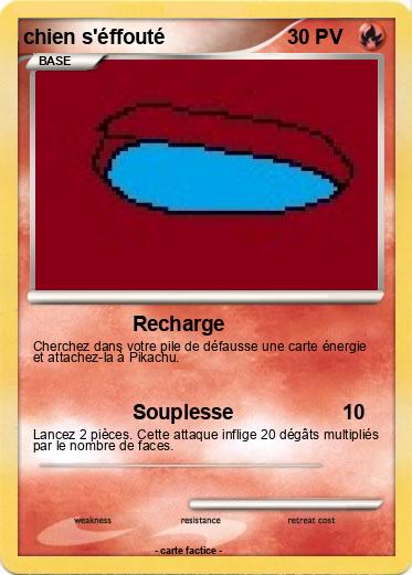 Pokemon chien s'éffouté