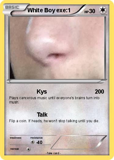 Pokemon White Boy exe:1
