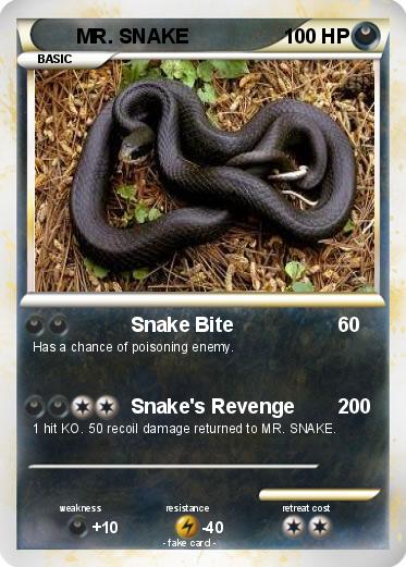 Pokemon MR. SNAKE