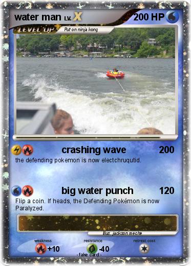 Pokemon water man