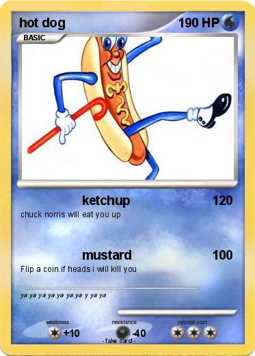 Pokemon hot dog