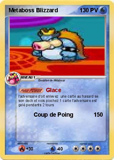 Pokemon Metaboss Blizzard