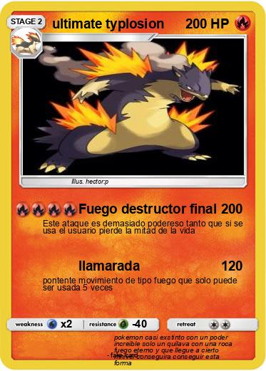 Pokemon ultimate typlosion