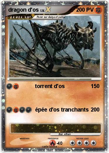 Pokemon dragon d'os
