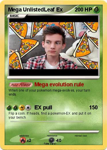 Pokemon Mega UnlistedLeaf Ex