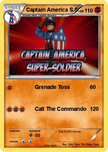 Pokemon Captain America S.S.