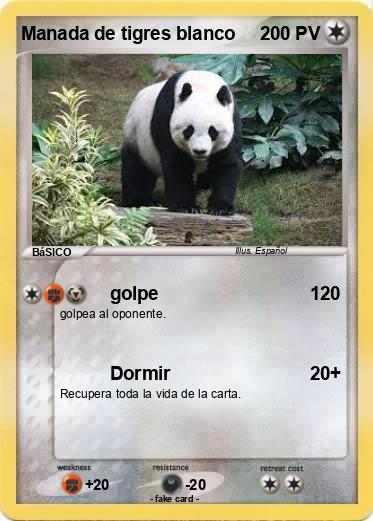Pokemon Manada de tigres blanco