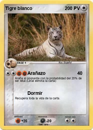 Pokemon Tigre blanco