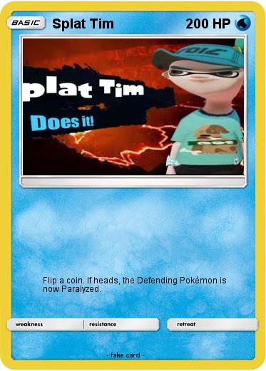Pokemon Splat Tim